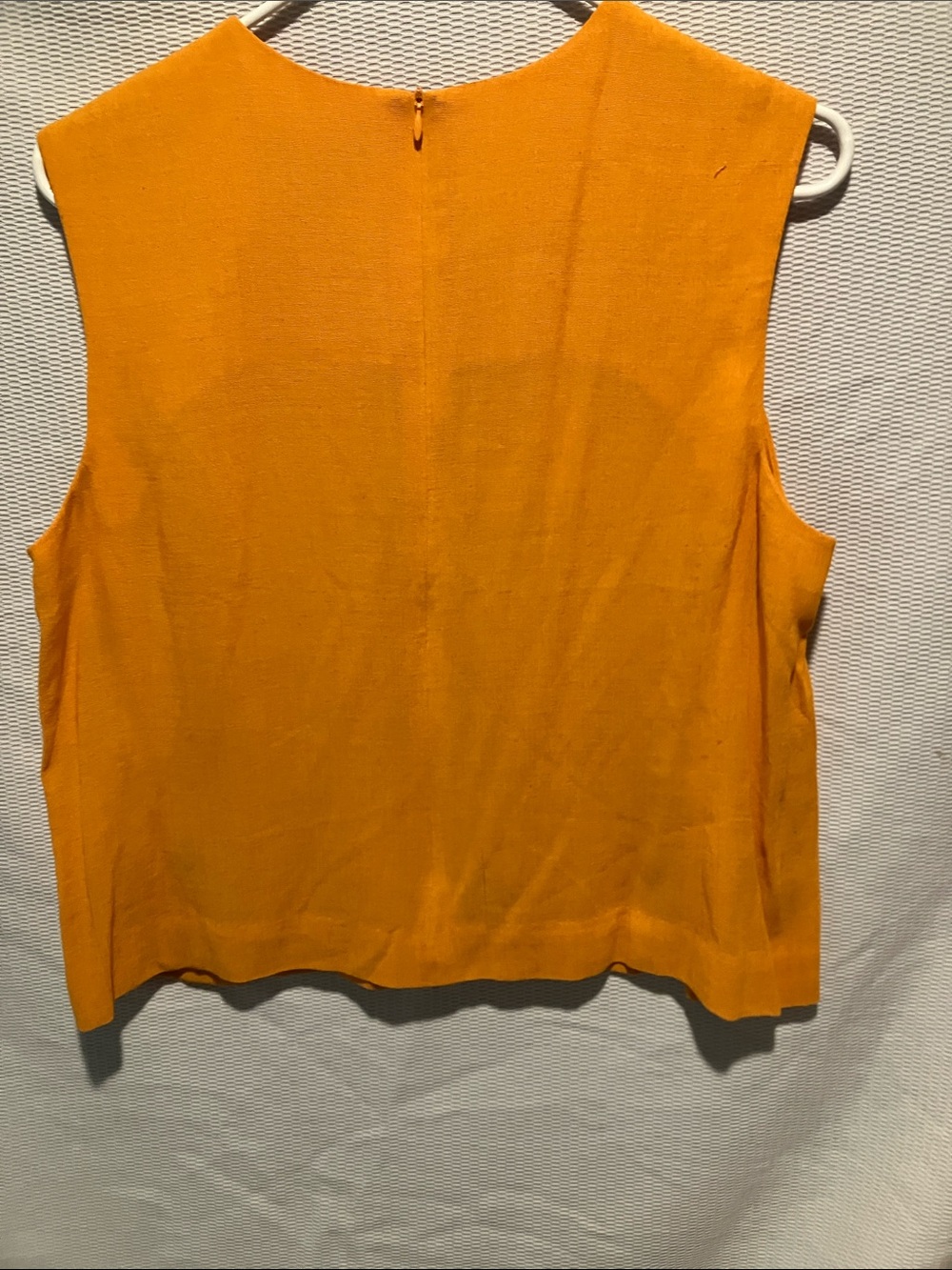 Ellen Tracy Sleeveless Tank Top in Bright Orange - Picture 6 of 8